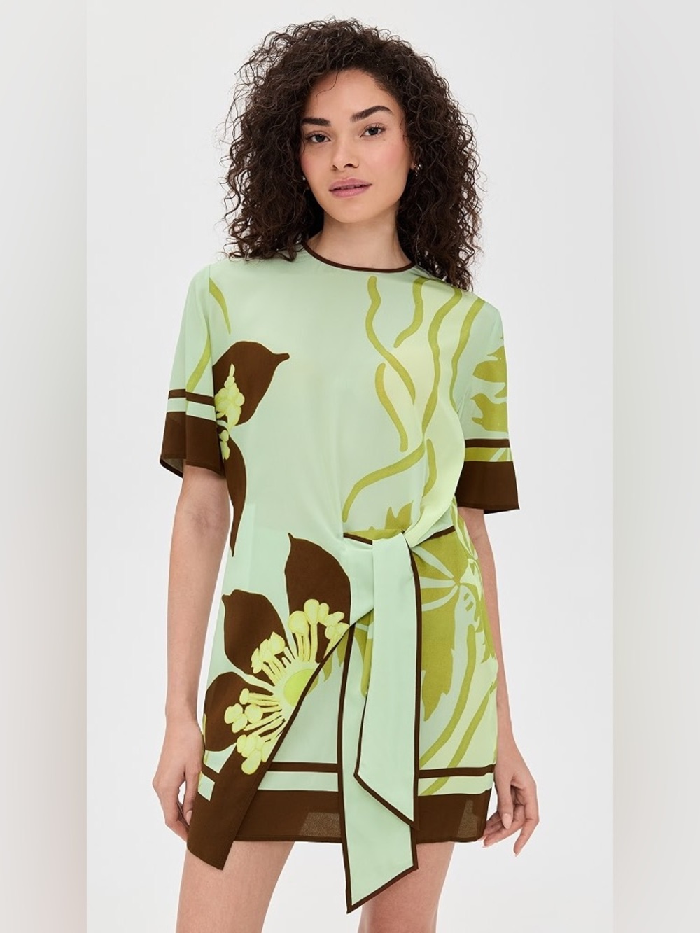 Sir. 1 Amaia Silk Mini Dress Green (Sir the Label)